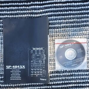 Roland Corporation SP-404SX Linear Wave Sampler Owner's Manual & CD-Rom GUC